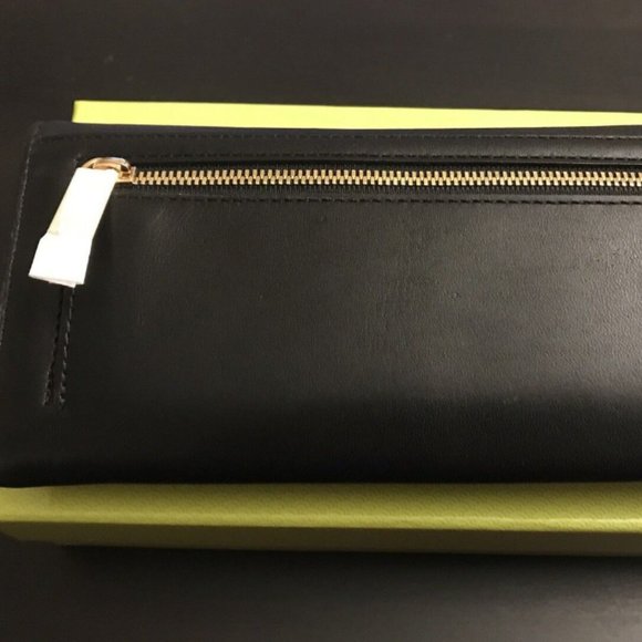 Ted Baker London Pinlie Matinee Micro Bow Leather Wallet MSRP $195 Clearance - Picture 5 of 6